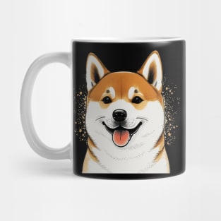 Cute Shiba Inu Dog Smiling Mug